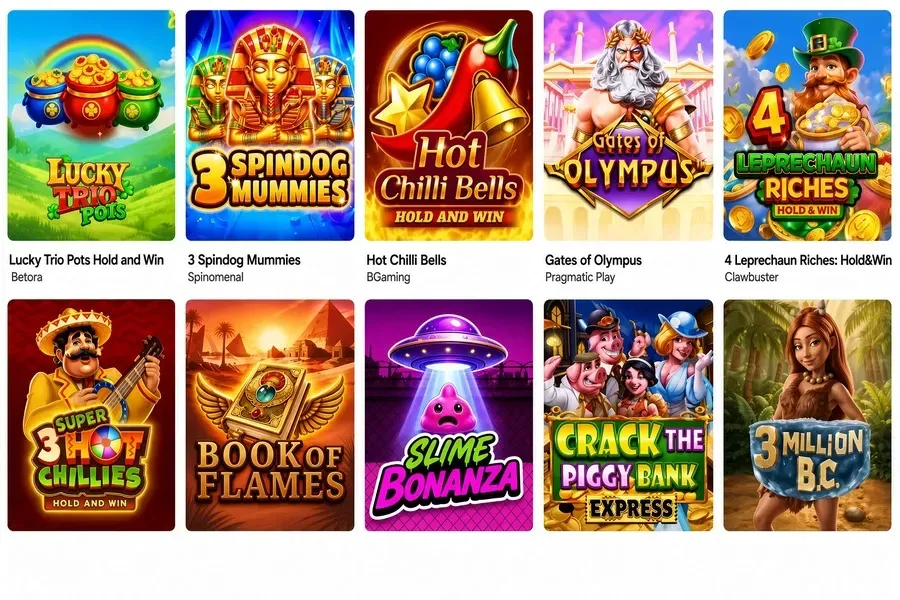 Mobile slots and live casino games